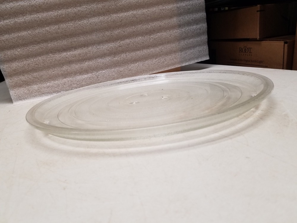 15" Microwave Textured Glass Turntable Dish (V)