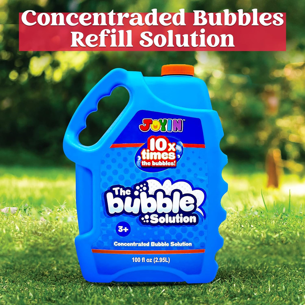 100oz Concentrated Bubble Solution Refill Makes 8 Gallons Party Summer Fun Blue