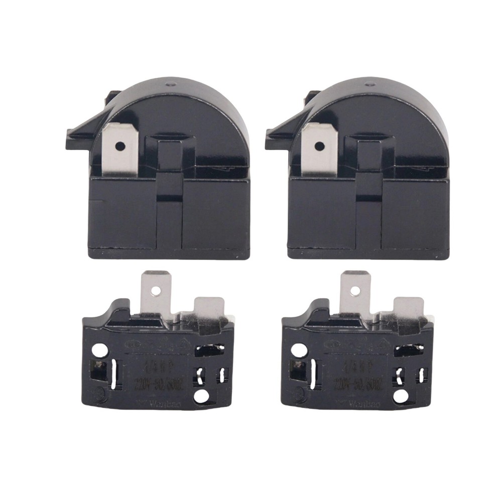 Starter Relay QP2-4.7 2 Pin 15 Ohm for Mini Fridge with Overload Protector Kit