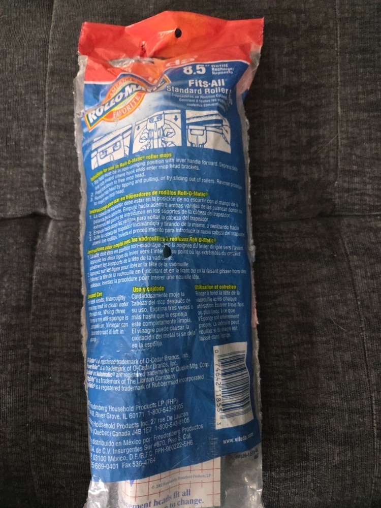 Roll-O-Matic 8.5” Full size Scrubber Refill FITS ALL