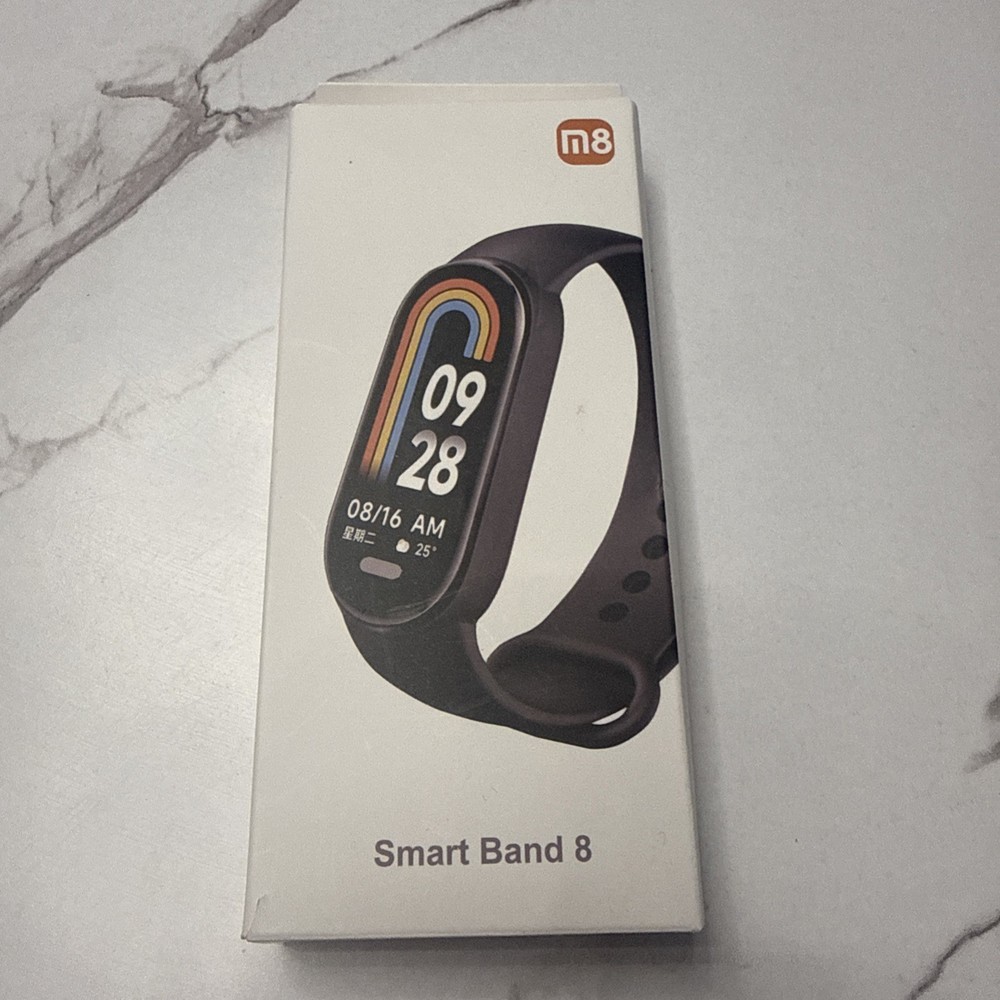 MI 8 Smart Band With Black & Pink Bands..