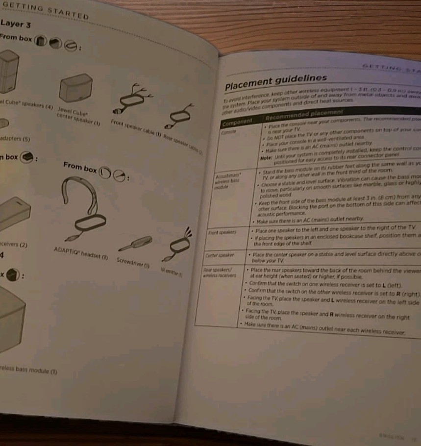 BOSE Lifestyle 600 Owner's Guide, Operator's Manual