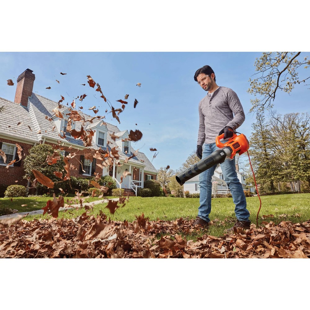 BLACK+DECKER Leaf Blower, Axial, 9-Amp - BEBL750