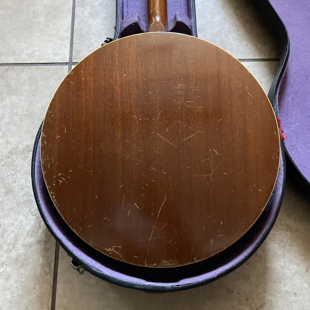 Vintage KAY 4 String Banjo With Case