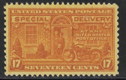 Scott E18 Special Delivery Stamp - XF - MH