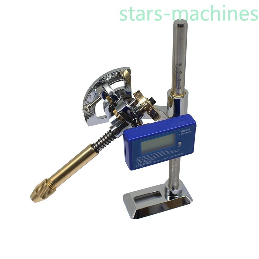Angle Digital Display Gemstone Grinding Machine Manipulator Handle HighPrecision