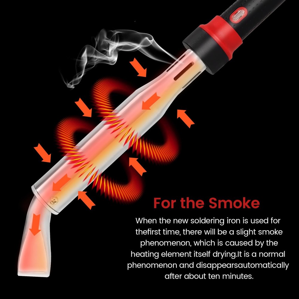GoGoPanda 80W-300W Soldering Iron Set External Heating Replaceable Tips