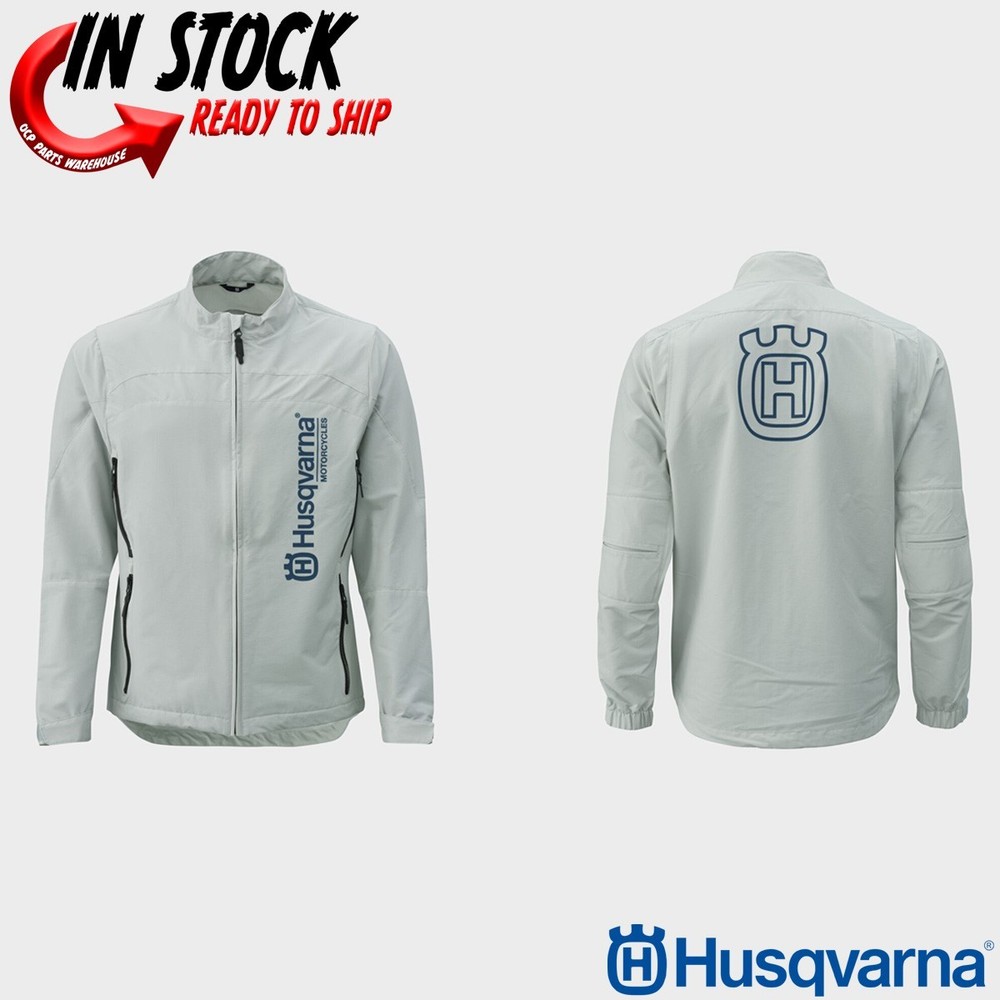 NEW! HUSQVARNA MOTORCYCLE RAILED JACKET - PICK SIZE