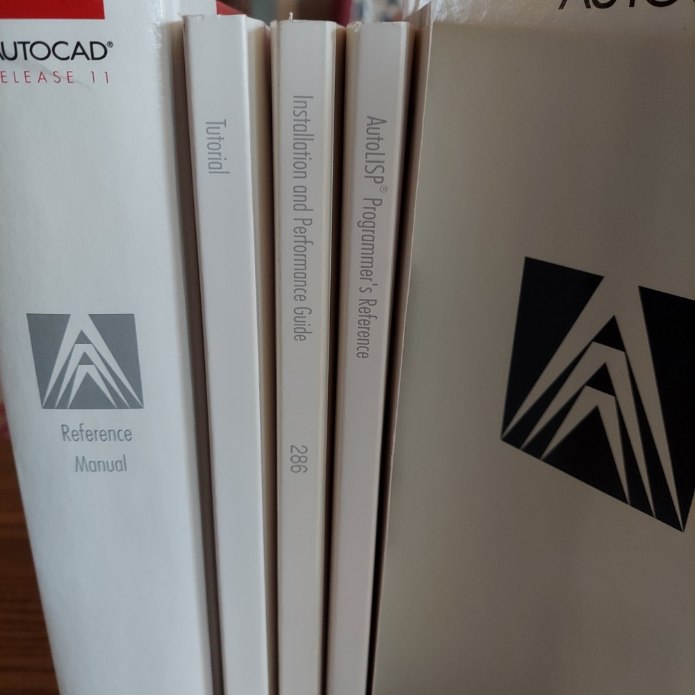 1993 AUTOCAD RELEASE 11 DOCUMENTATION PACK Manuals NO SOFTWARE VINTAGE