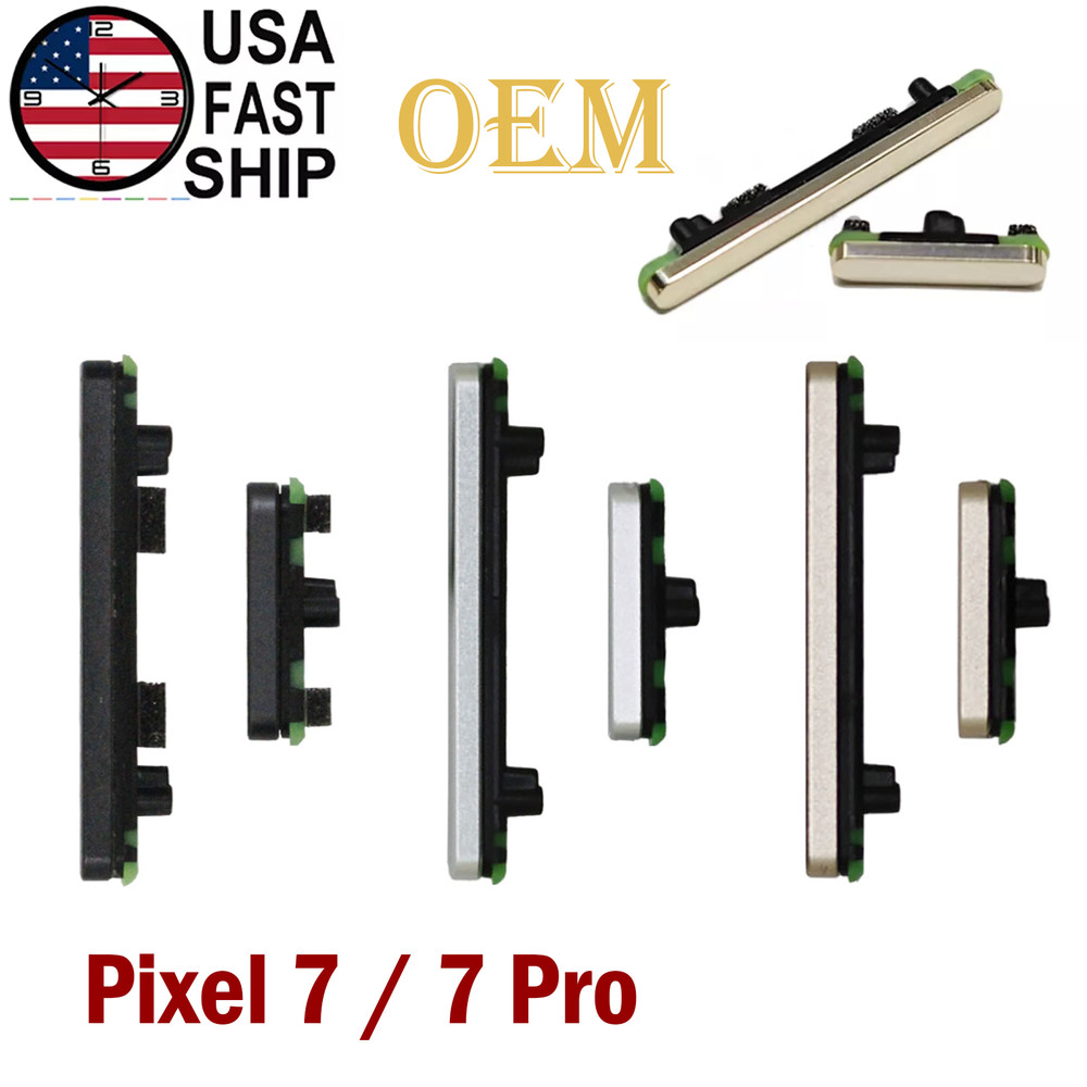Original Power Volume Buttons Keys Side Button On Off For Google Pixel 7 / 7 Pro