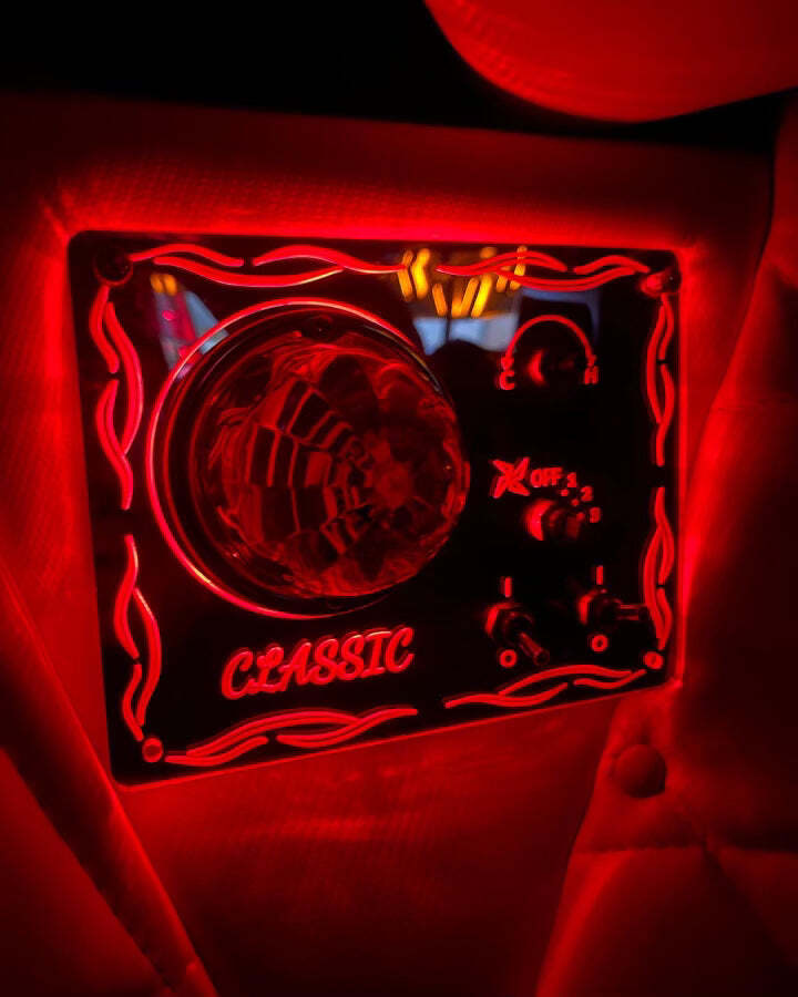  Classic Sleeper AC Control Panel Red Led Lights Color  