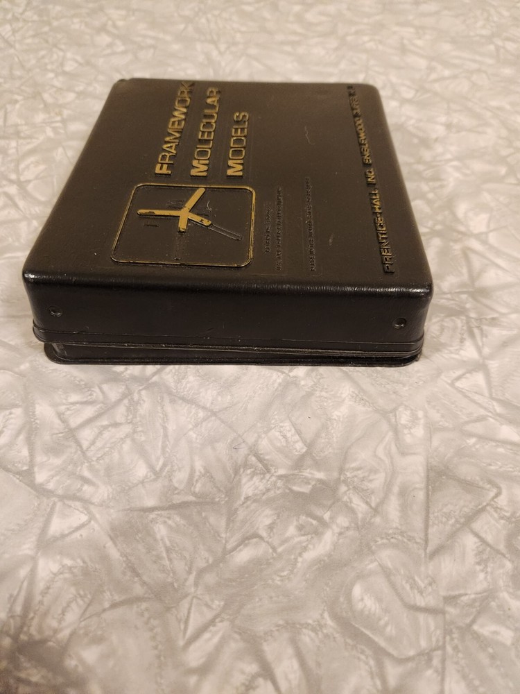 Vintage 1980 Prentice Hall Framework Molecular Models Kit Chemistry Science