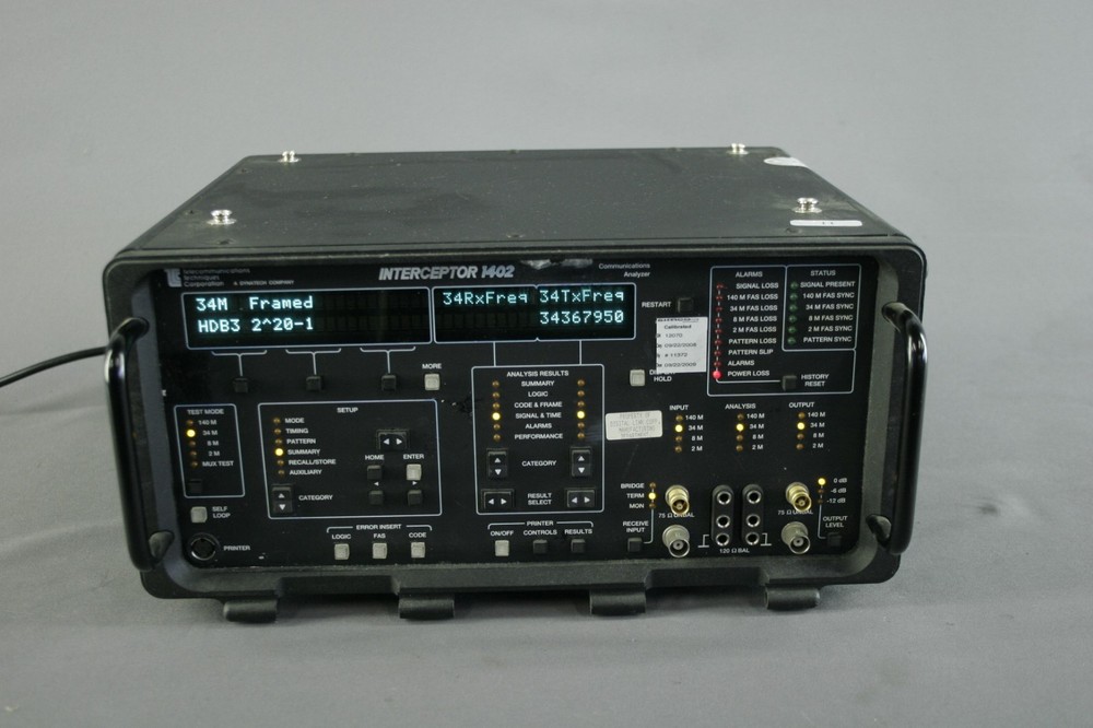 Dynatech TTC Interceptor 1402 PCM Communication Protocol Analyzer