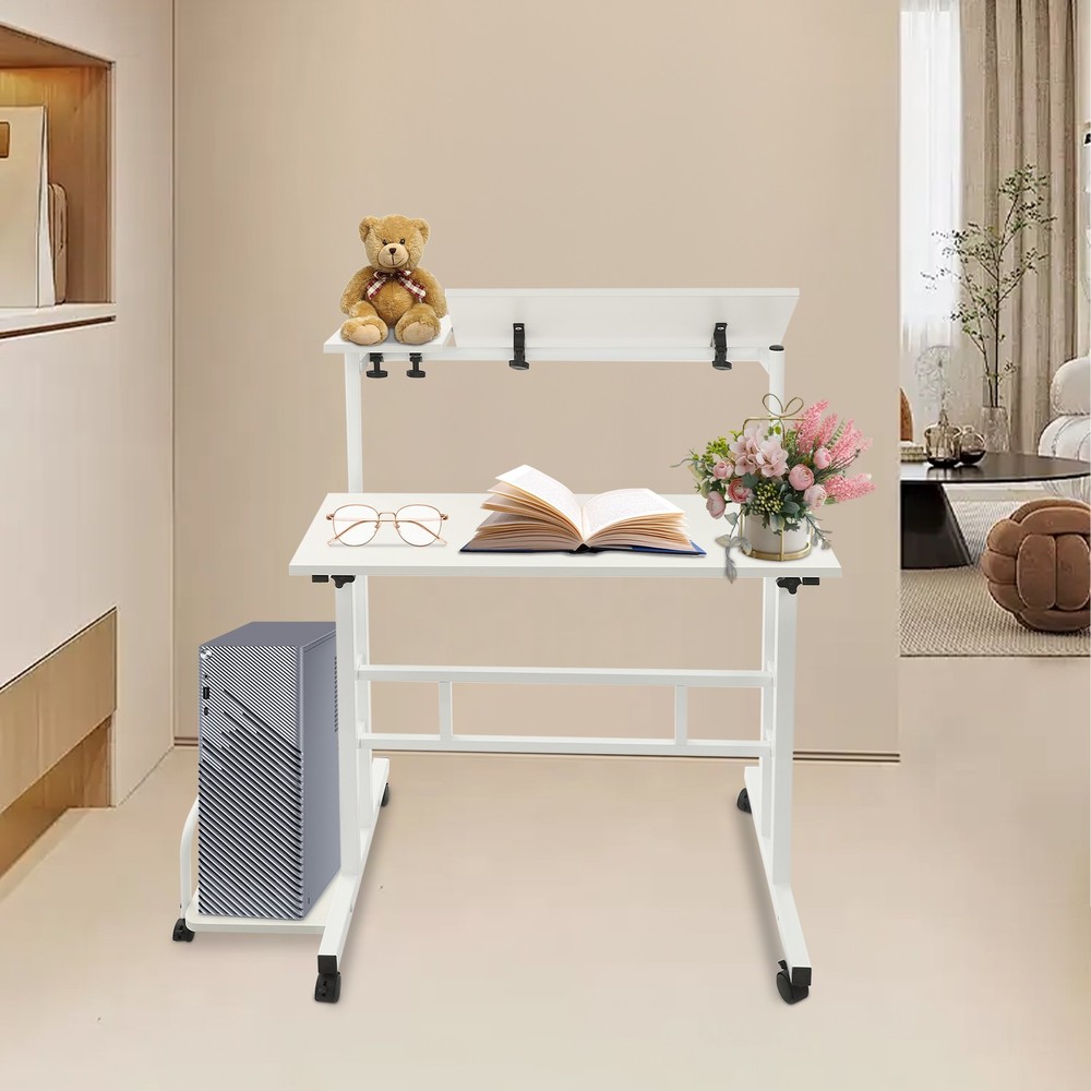 Multi Functional Foldable Desk, Modern Computer Desk, Adjustable Computer Table