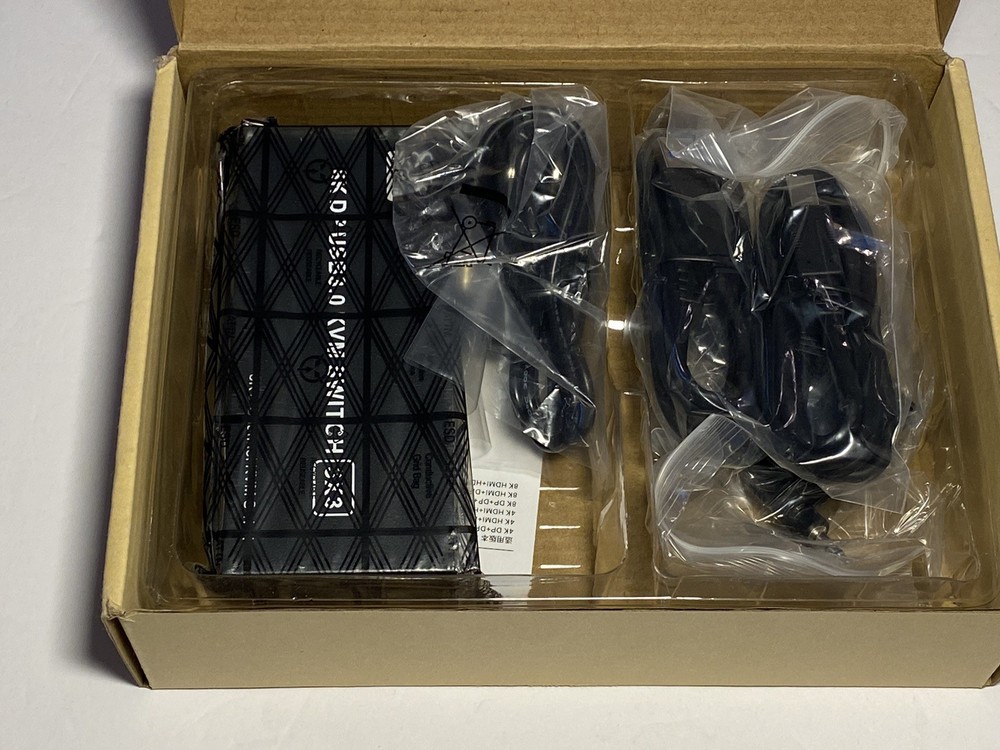 KVM SWITCH Audio Video Processor 8kHD 3x3 KVM Display Port USB 3.0