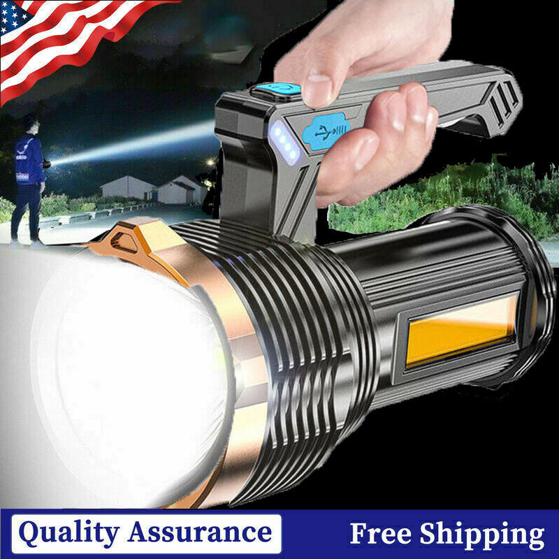 Super Bright 990000LM Torch LED Flashlight USB Rechargeable Handheld Work Light