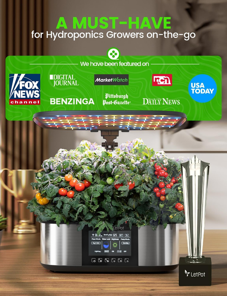 Lph-Max Hydroponics Growing System Kit, 21 Pods APP & Wifi Automatic Controlled