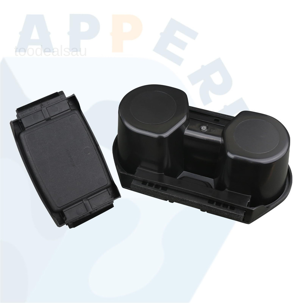 Civic Cup Holder Insert & Coin Tray for Center Console Black