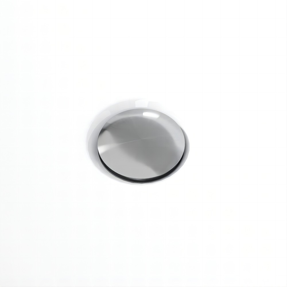 White Rectangular 47x28-inch Acrylic Soaking Tub, Chrome Drain, Easy Clean