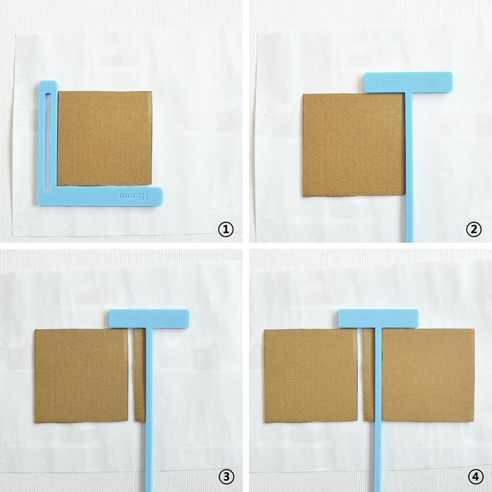 6Pcs Bookbinding Easy Scrapbooking Tool for , Great Stencils and2114