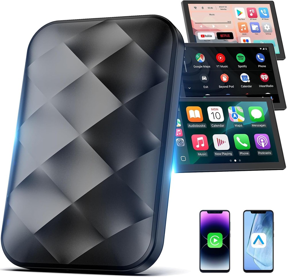 Magic Box 2.0 Wireless CarPlay Adapter for Apple CarPlay, Android Auto Wireless