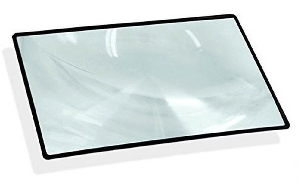 5" x 7" Flexible Fresnel Page Magnifier Reading Aid + Solar Projects