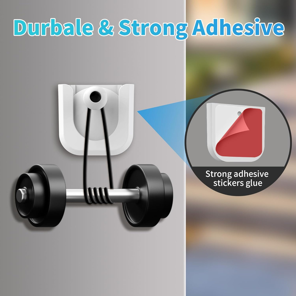 Indoor Camera Mount Adhesive Wall Bracket No Drill Security Mount 2 Pack