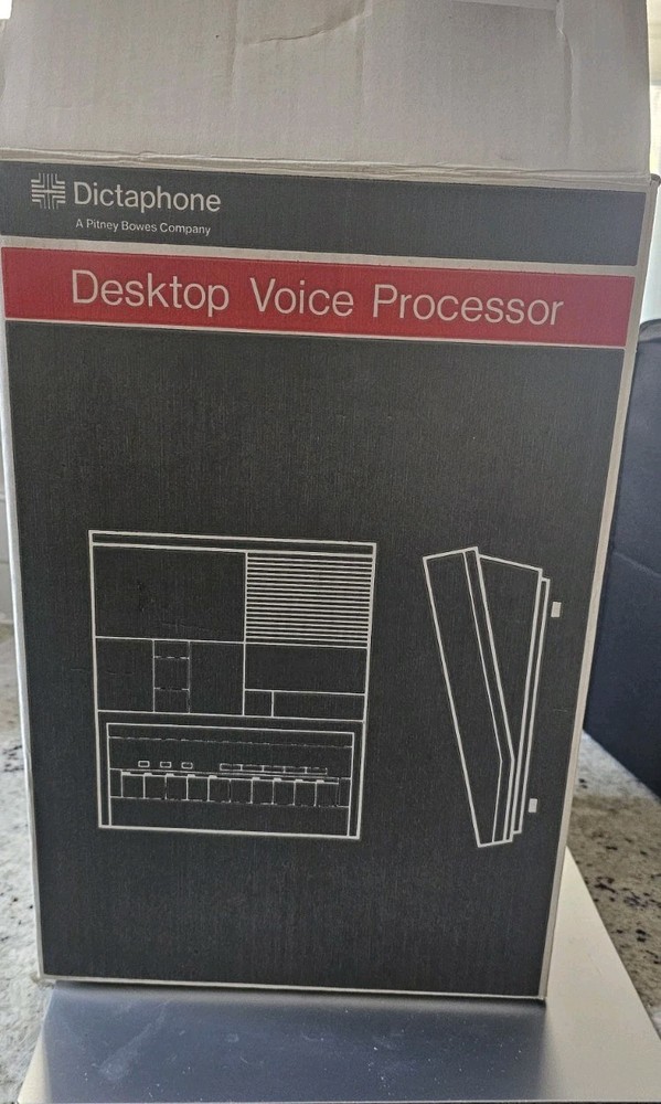 Dictaphone 3710 Microcassette Desktop Voice Processor Exectalk Complete System
