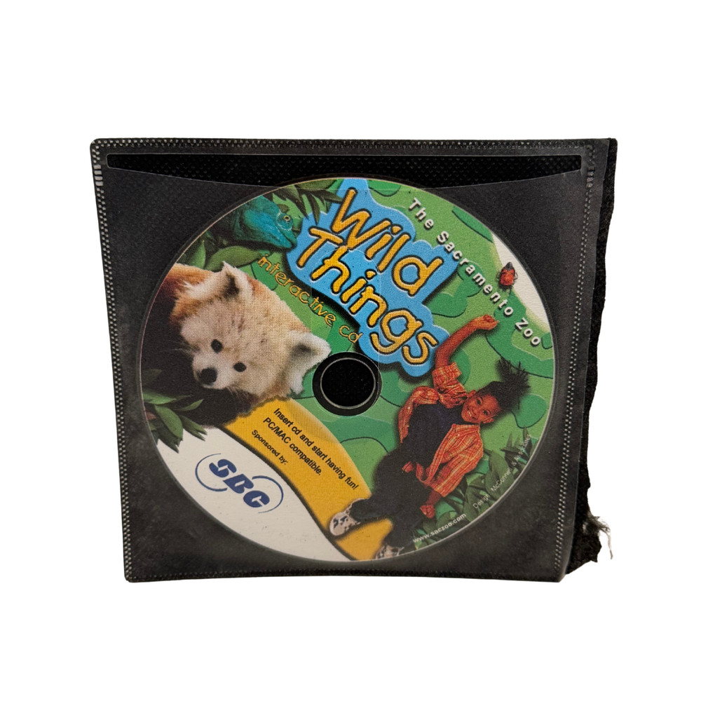 Wild Things The Sacramento Zoo Interactive CD-ROM PC/Mac