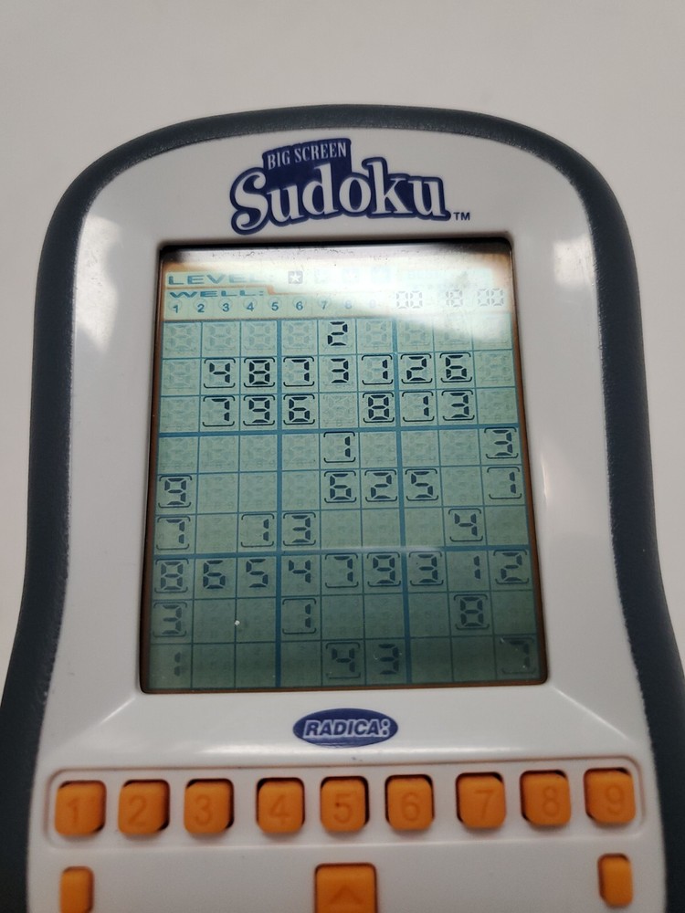 Radica Sudoku Electronic Game Big Screen Hand Held