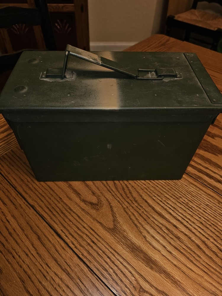 Vintage Ammo Box Metal