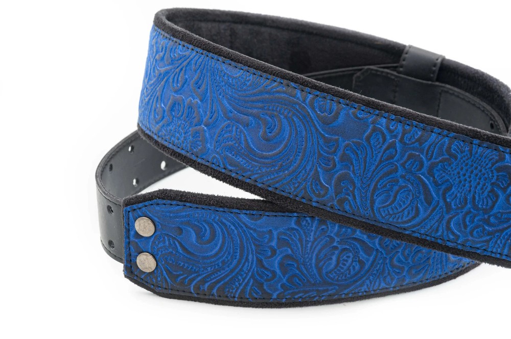 RightOn! Mojo Sandokan Blue Guitar Strap