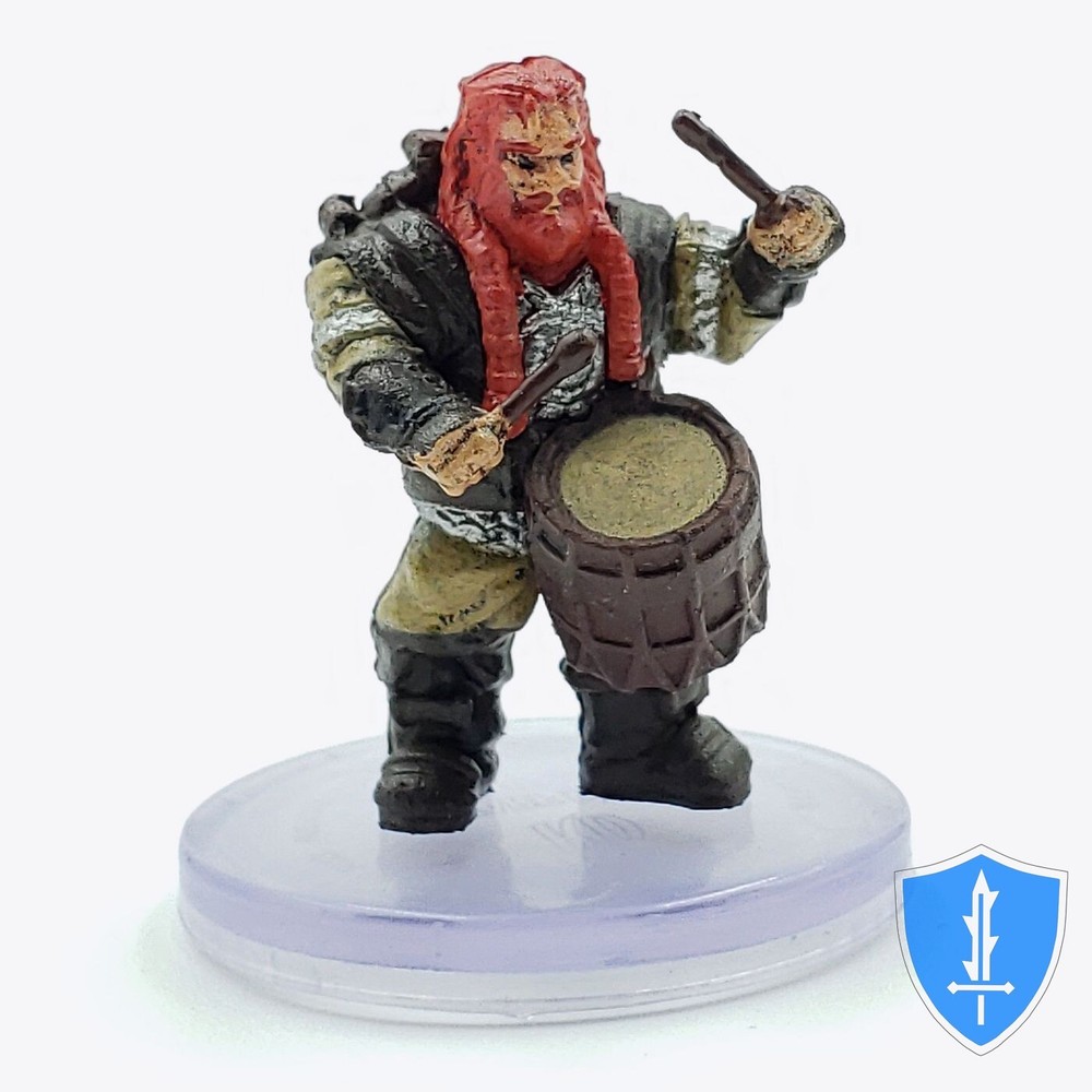 Dwarf Bard - Rusty Dragon Inn #16 Pathfinder Battles D&D Miniature