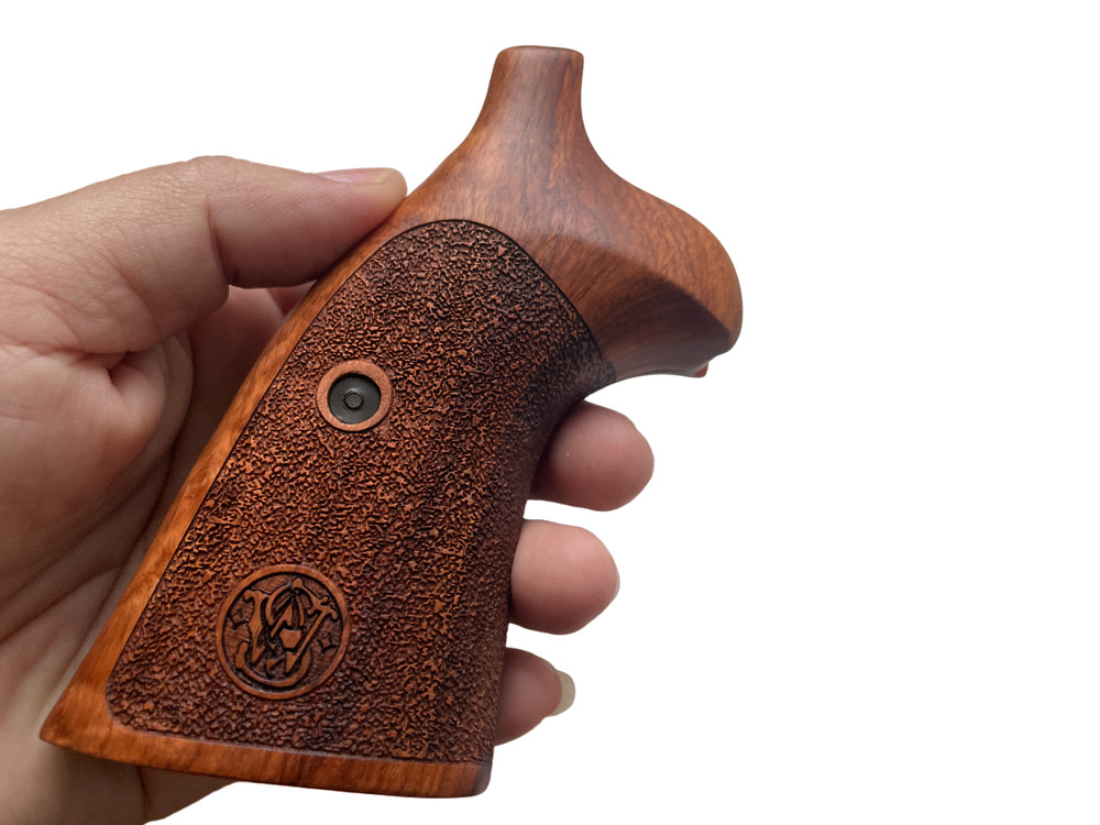 New Conversion Grips for S&W, N FRAME ROUND BUTT, Rough Texture Opened Back