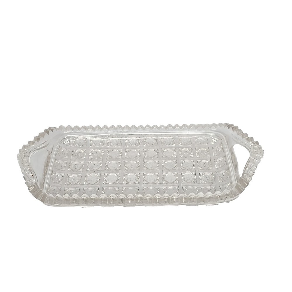 Rectangular Clear Glass Pickle Dish 11" X 5.5"