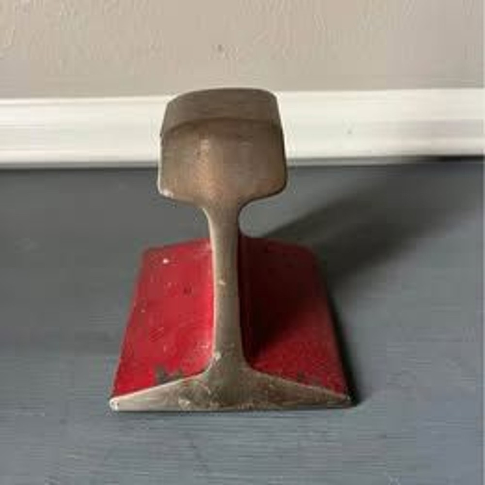 Antique Trolley Rail Bookend