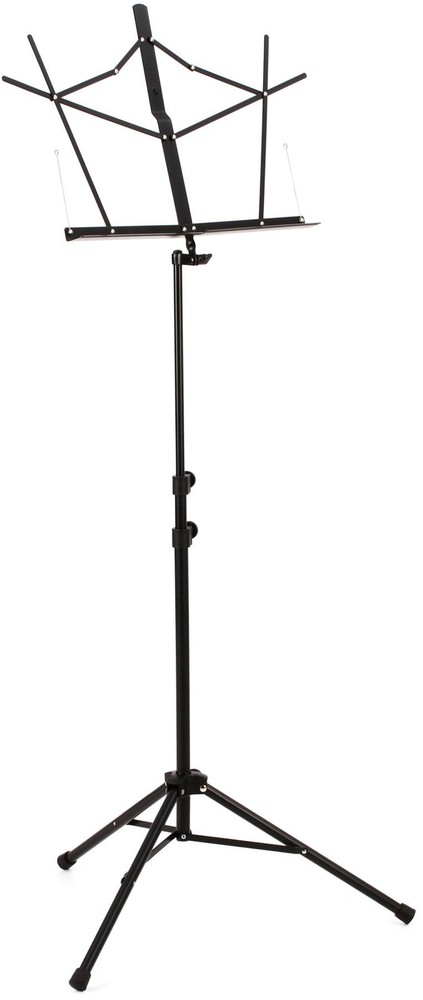 On-Stage Tubular Tripod Base Sheet Music Stand (2-pack) Bundle
