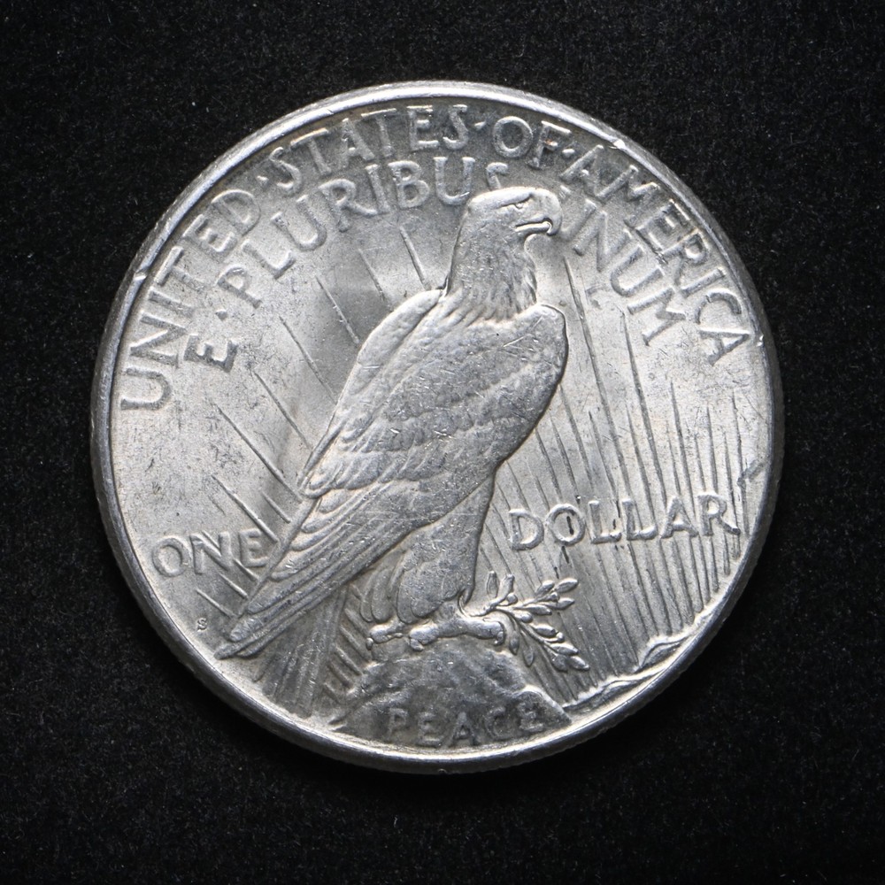 1922-S Peace Silver Dollar BU (cn16860)