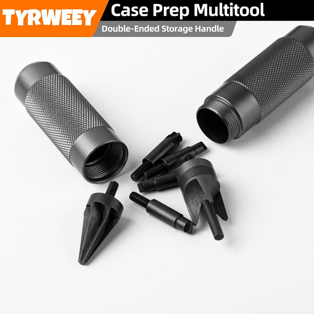 Case Prep Multitool Chamfer Deburr Primer Pocket Reamer Cleaner .17-.45