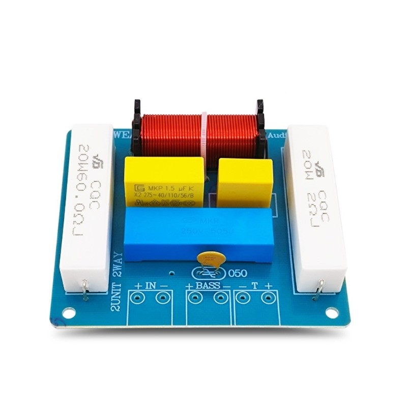 WEAH-245 Studio 2 Way Crossover With Metalized Polypropylene Capacitors Design