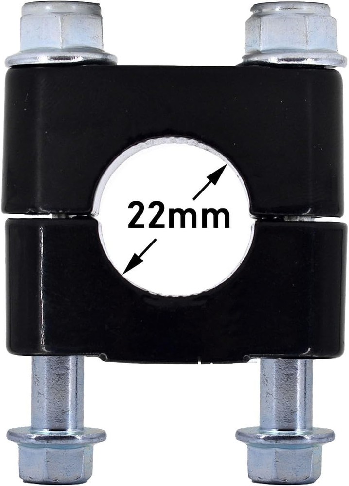 Handlebar Risers, 7/8" 22 mm Handlebar Mount Clamp Risers Replacement for Colema