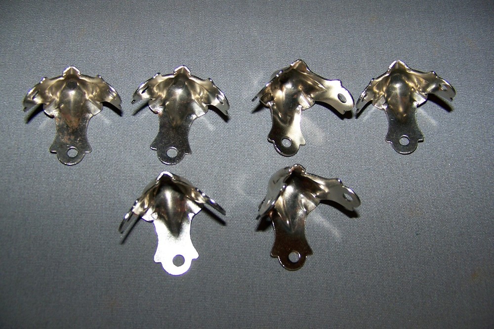 Small, Chrome Plate, Over Tin, Corners - SEE INFO