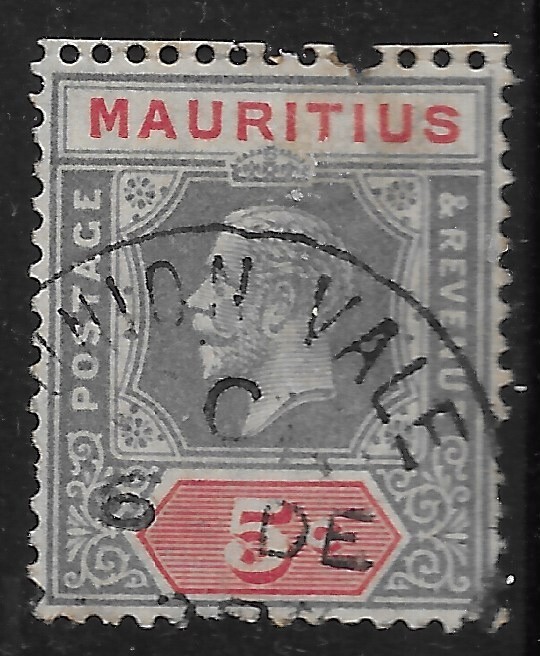 🔥MAURITIUS 🔥GEORGE V Cd: UNION VALE Rare Cd