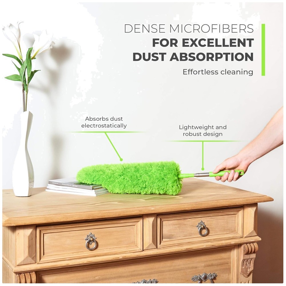 Electrostatic Microfiber Duster - Bendable Head