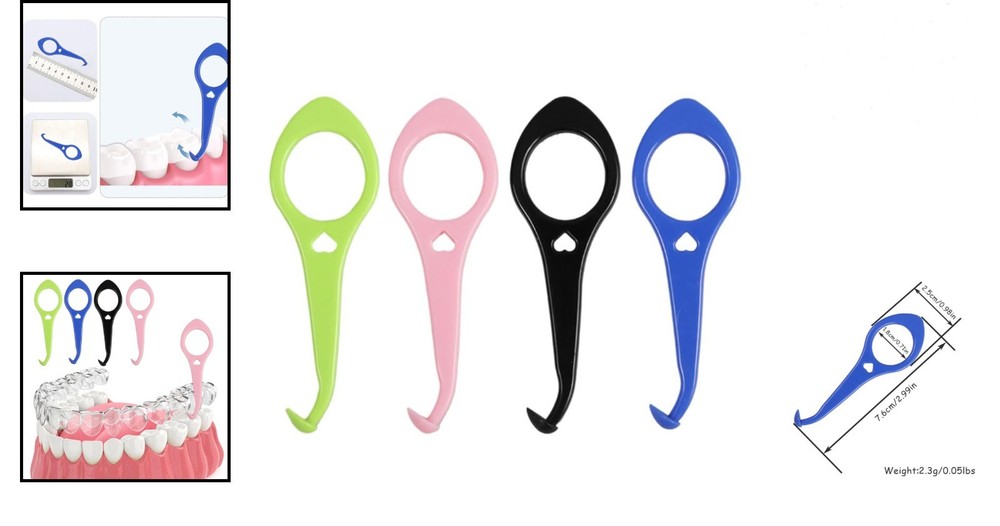 Ergonomic Invisible Brace Extractor - Safe and Effective Aligner Remover Tool