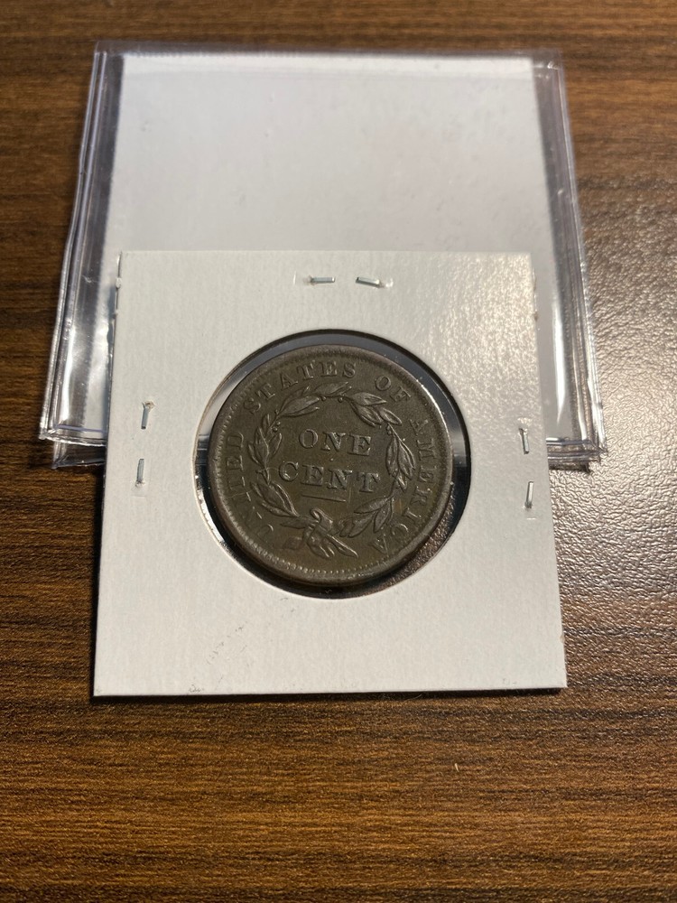1838-P Coronet Head Large Cent 1C VERY FINE+ (VF+) Plus
