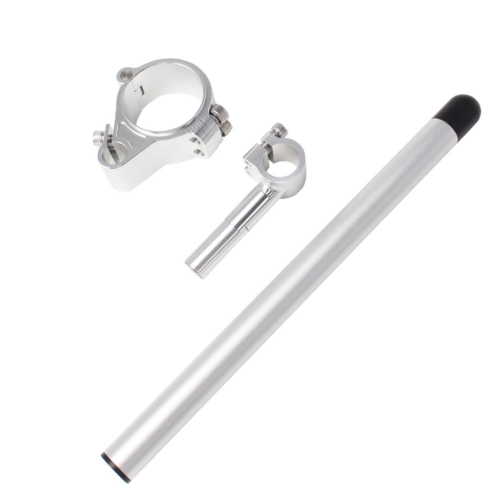 37-58mm Fork Tube Clip On Handlebars Riser Handle Bars Universal Fits Adjustable