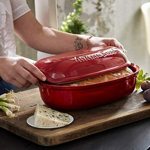 Emile Henry Artisan Bread Baker, Burgundy - NEW