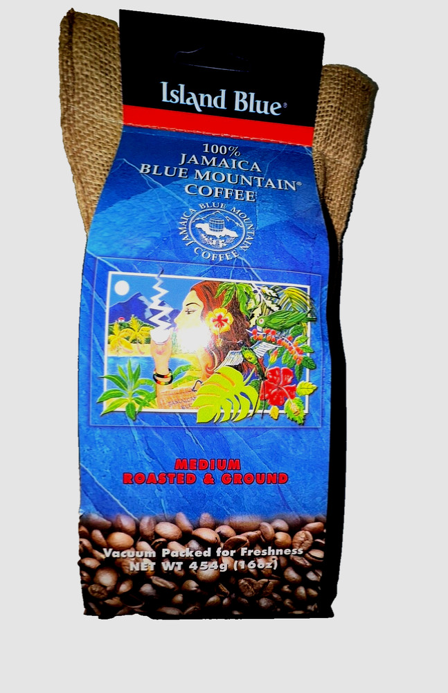 Jamaican Blue Mountain Coffee medium roasted & ground 16oz