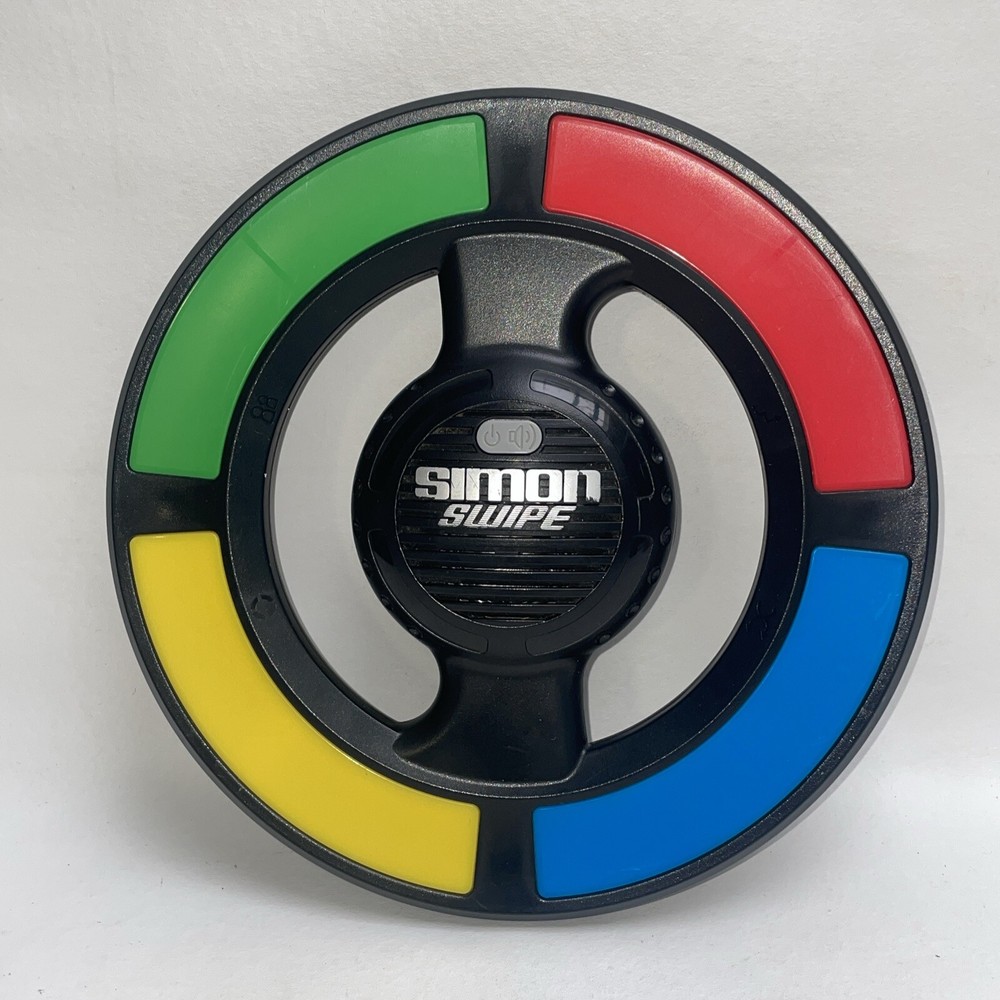 Simon Says Swipe Hasbro Handheld Electronic Memory Game 2013 Tested Working